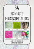 34 Printable Microscope Slide Cards for Investigations