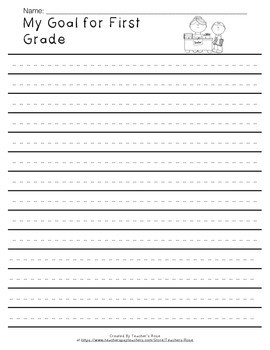 Writing Prompts for First Grade by Teacher's Rose | TpT