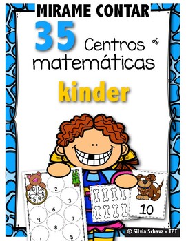Preview of 35 Centros de aprendizaje de matemáticas para el primer trimestre de kinder