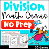 35 NO PREP Division Games for Fact Fluency - Division Practice - Print & Digital