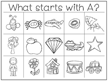 Preview of 35 Letters and Sounds Work Mats and Worksheets. Preschool-Kindergarten Phonics