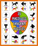 35 Magic Egg Tangram Puzzles