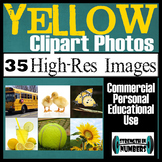 35 Photos YELLOW Objects Commercial Clip Art High Res Photographs