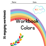 35 engaging worksheets all about colors! Kindergarten, 1st
