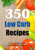 350 Low Carb Recipes-Ebook-Digital