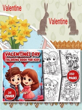 Preview of 350+ Valentine’s Day Coloring Book For Kids