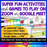 36 AWESOME ACTIVITIES & GAMES to use with ZOOM or Google M