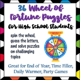 36 Challenging Brain Teasers for High School - Wheel of Fo
