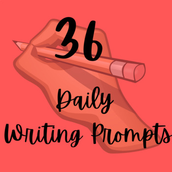 36 Daily Writing Prompts by All New with Mrs Q | TPT