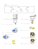 36 ELL SPELLING/VOCABULARY LISTS AND TEST