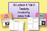 36 Editable Lapbook and Fold-It Templates