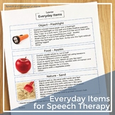 Early Intervention Parent Handouts: Everyday Items for Spe