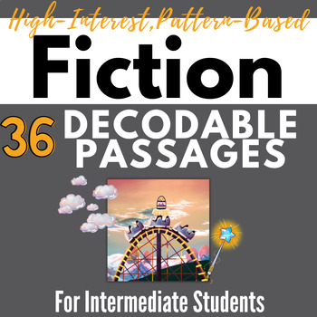 Preview of 36 Fiction Decodable Passages for 3rd-5th Graders