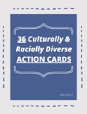 36 Racially and Culturally Diverse Action Picture Cards