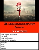 36 Spanish-Speaking Picture Prompts: El pretérito (36 cards)