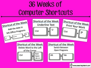 Preview of 36 Weeks of Keyboard Shortcuts for the PC