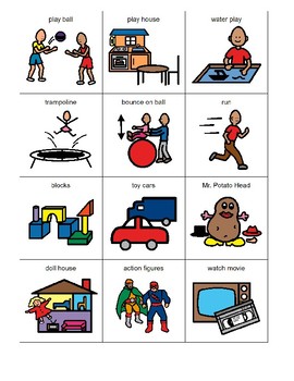 36 preschool communication pecs symbols activities by Matt Summers