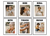 36 real life photo cards action words/ early intervention/