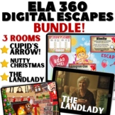 360 Digital Escape Room Bundle Christmas Valentines Day Th