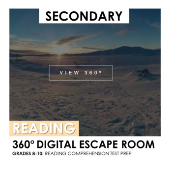 Preview of 360 Digital Reading Escape Room: Escape the Arctic! STAAR/EOC Prep