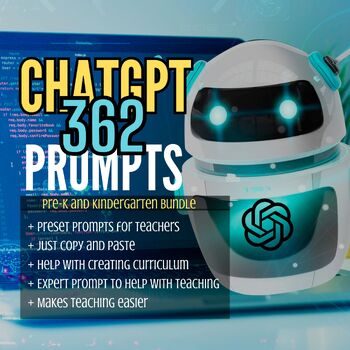 Preview of 362 ChatGTP Prompts Pre-K & Kindergarten Teachers Bundle
