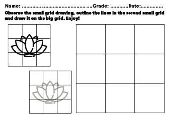 Preview of 37 Mexico Easy Grid Drawing Activities, Math.Content.7.G.A.1 End of Year Math