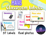 37 PRIMARY MATHS Resource Labels, Flash Cards, Vocabulary