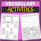 Word Search, Word Scramble Puzzles For Kids, Vocabulary Wo