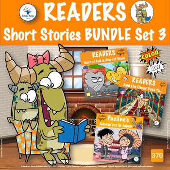 Preview of 370) Readers. Short Stories. Bundle Set 3
