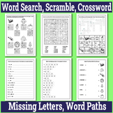 Word Search Puzzles For Kids, Word Scramble, Vocabulary Wo