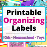 38 Organizing Labels For Supplies and Toys
