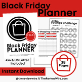 38 Page Printable Black Friday Printable Planner