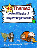40 Themed Journal Weeks of Daily Writing Prompts
