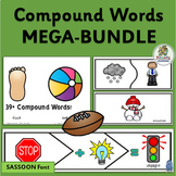 39 Compound Words Activities & Puzzles MEGA BUNDLE  | SASSOON Font