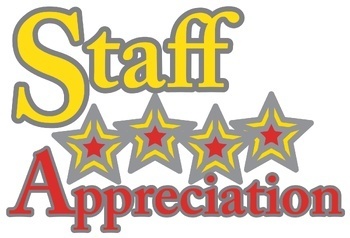 Preview of 39Staff Appreciation:tags,flyers,notes,donation letters,ideas for an entire year