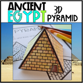 3D Ancient Egypt Pyramid Craft Model