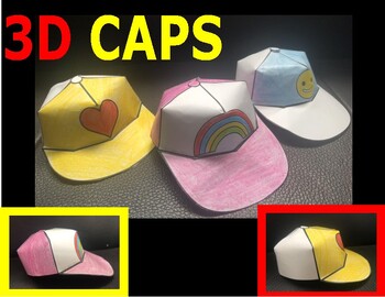 Preview of 3D Baseball Cap: Paper Hat Crafts