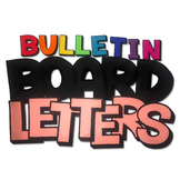 3D Bold Printable Bulletin Board Letters 3-D