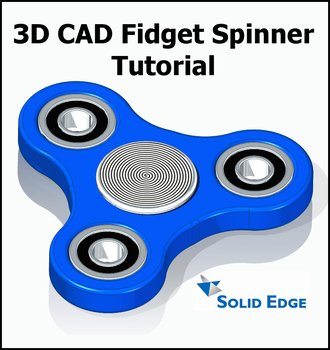 Preview of 3D CAD Fidget Spinner Tutorial