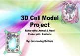 3D Cell Model: Eukaryotic and Prokaryotic Cells