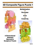 3D Composite, Irregular Shape Array Puzzle Art Craft, Peri