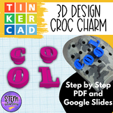 3D Croc Charms Tinkercad Project for 3D Printers