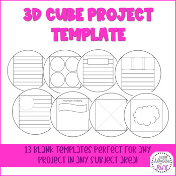 character cube template