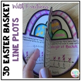 Line Plots with Fractions - 3D Easter Math Craft