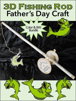 Fishing Fathers Day Gift Tag - Fisherman Gift for Dad or Grandpa