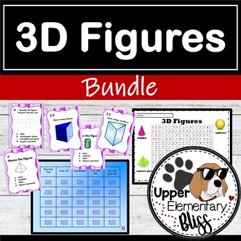 Preview of 3D Figure or Shape Geometry Bundle