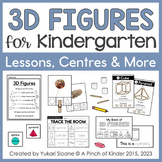 3D Figures for Kindergarten: Hands-On Centres & Printables