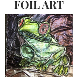 3D Foil Art-Red Eyed Tree Frog