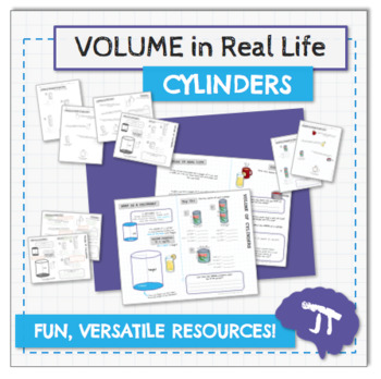 Preview of 3D GEOMETRY IN REAL LIFE Volume of Cylinders