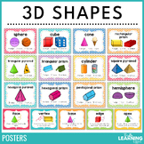 3D Shape Object Posters | Real Life Math Visuals and Geome